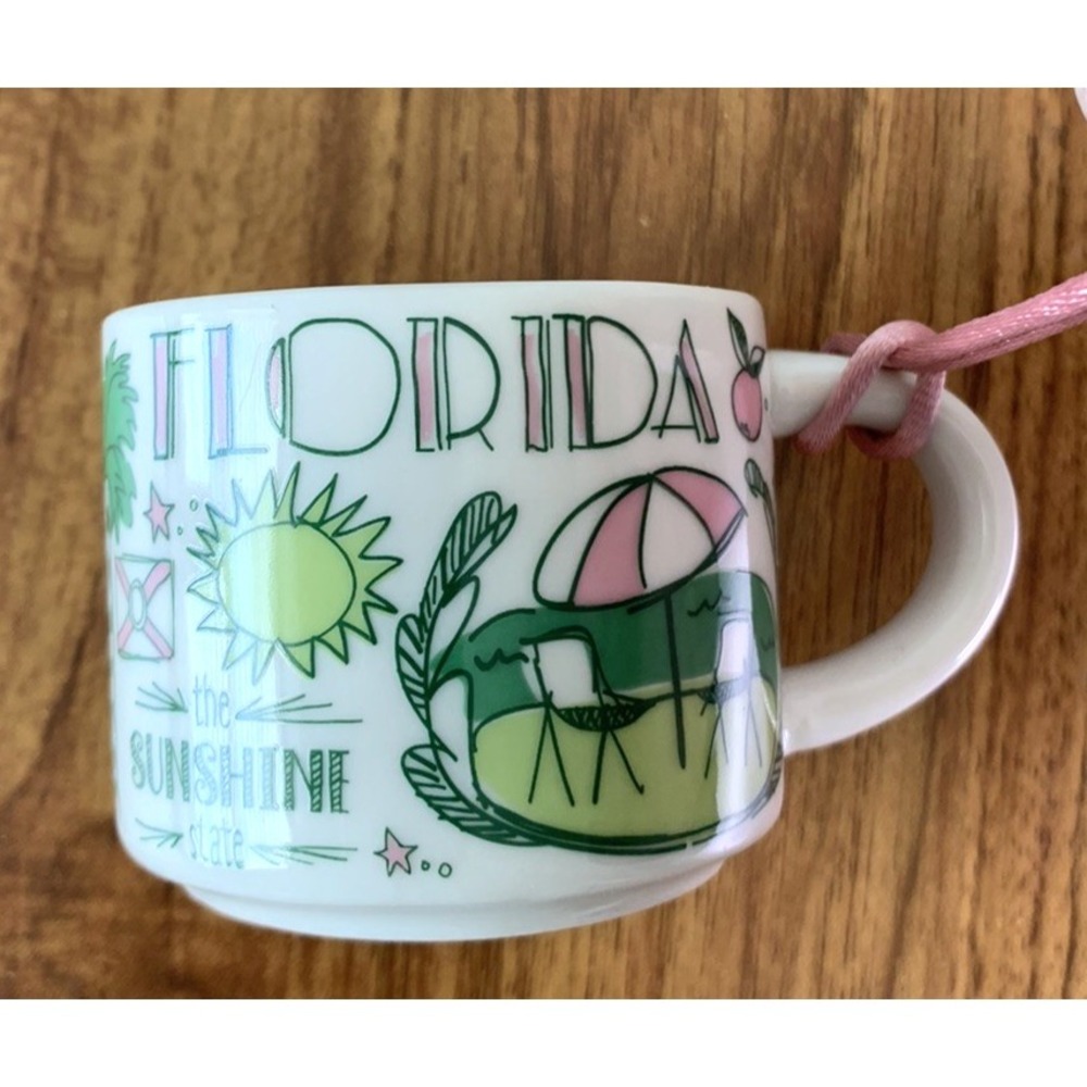 Starbucks Been There Series Across The Globe 2023 Florida Coffee Mug Ornament - Picture 2 of 10